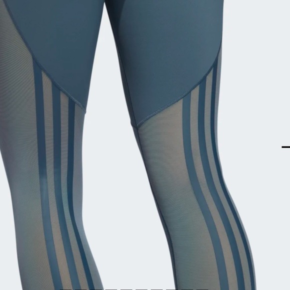 Adidas BELIEVE THIS 2.0 3-STRIPES MESH LONG TIGHTS - Picture 7 of 10